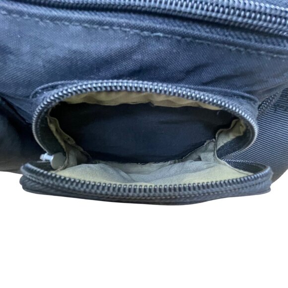 Baggallini Women’s Black Nylon Multi-Pocket Adjustable Crossbody Bag Size M - Picture 9 of 16